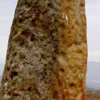Click para ampliar. Pulsa en el nombre para ver la ficha.  Cazoletas - Menhir la Palanca del Moro (Detalle)